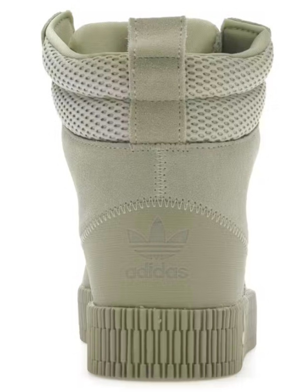 adidas Samba Mid Top Sneakers in Sage Halo Green - Picture 5 of 14